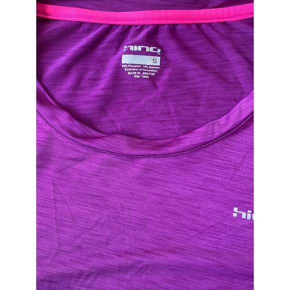 Hind Womens Layering Top Small Purple Long Sleeve Athletic Running Athleisure - Picture 3 of 6